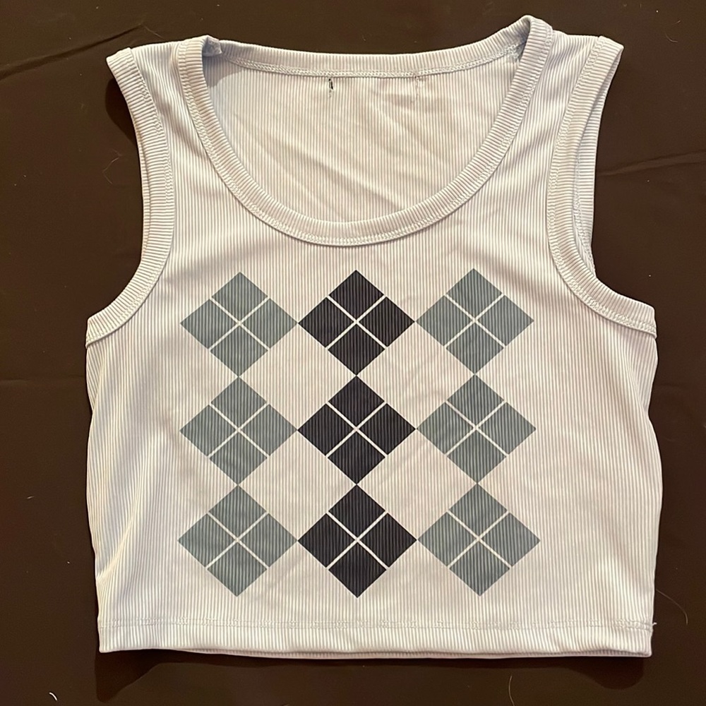 Cropped vest shirt